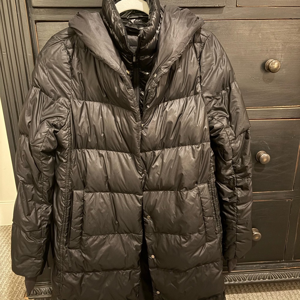Athleta black Puffer Coat